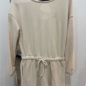 Madden Girl Jumper Romper Cream Size M